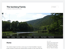 Tablet Screenshot of isenbergfamily.info